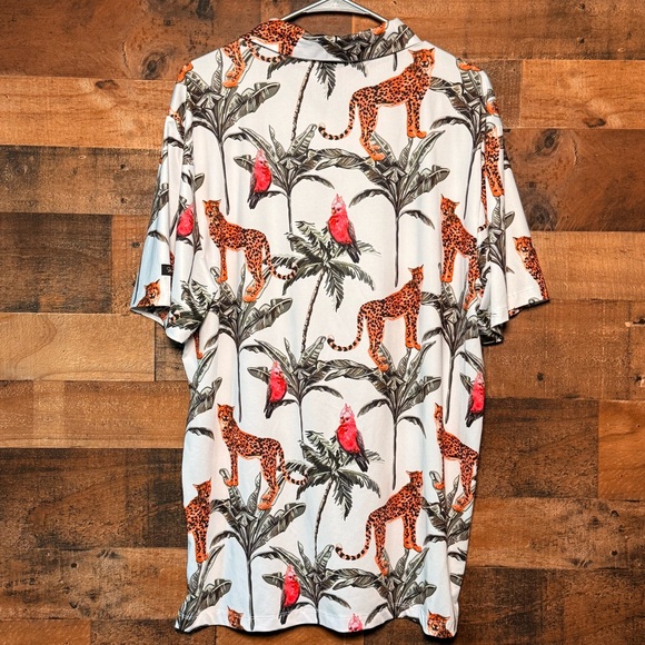 NEW NWOT Sports Buff Men's Jungle Golf Polo Shirt XL Extra Large - Picture 3 of 3